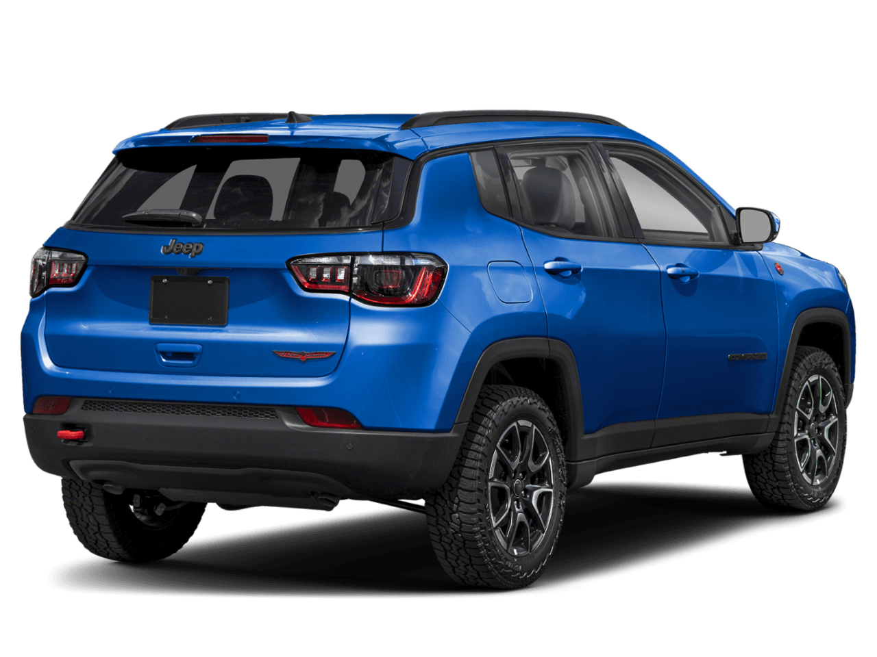 2025 Jeep Compass Trailhawk - Rear 3/4, facing to the right