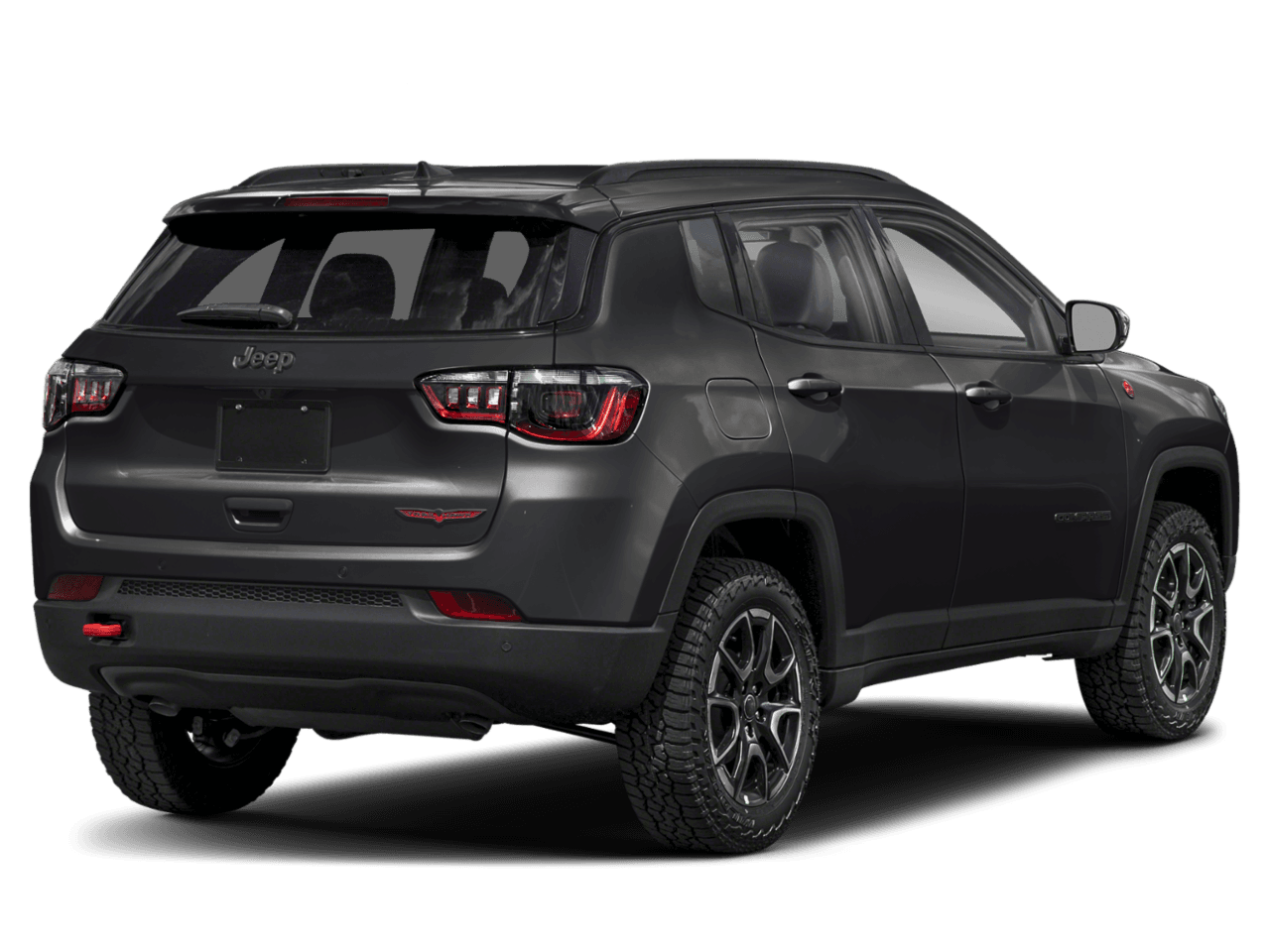 2025 Jeep Compass Trailhawk - Rear 3/4, facing to the right