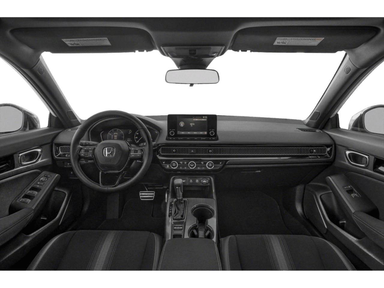 2025 Honda Civic Hatchback Hybrid Sport - Interior Full Dash Basic