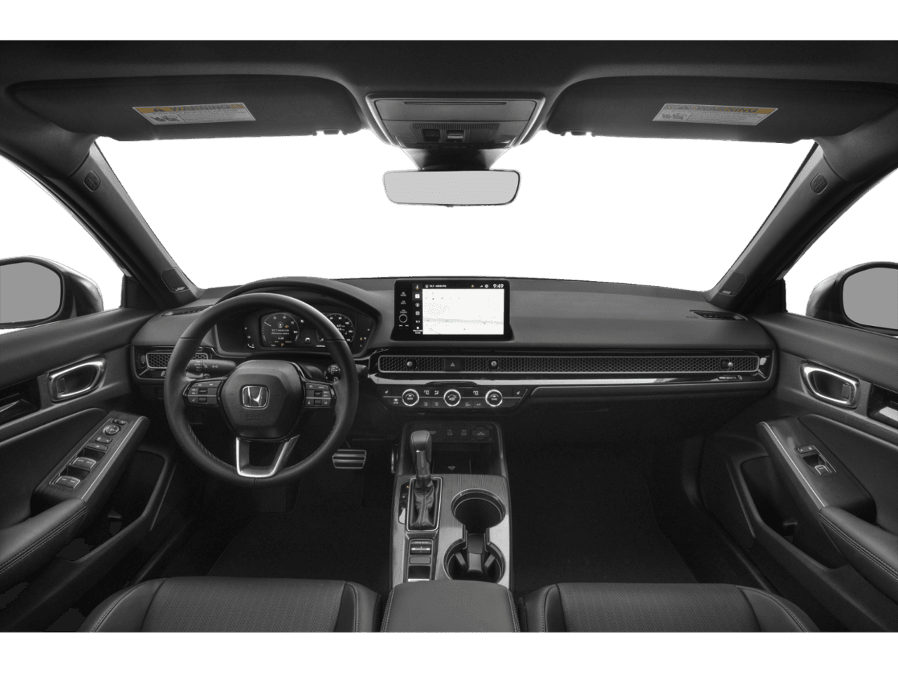 2025 Honda Civic Hatchback Hybrid Sport Touring - Interior Full Dash Basic