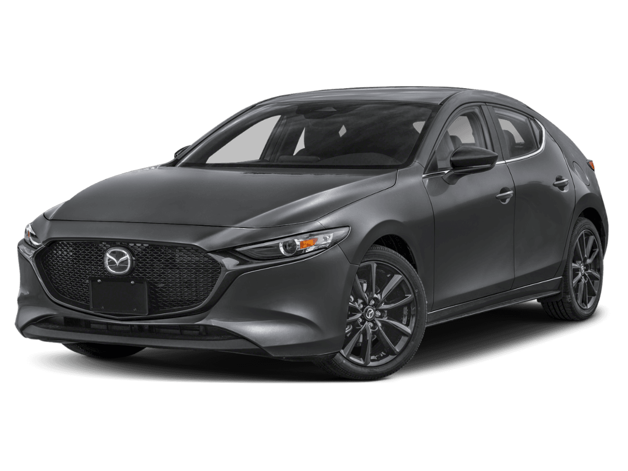 2025 Mazda Mazda3 Hatchback 2.5 S Select Sport - Front 3/4, facing to the left