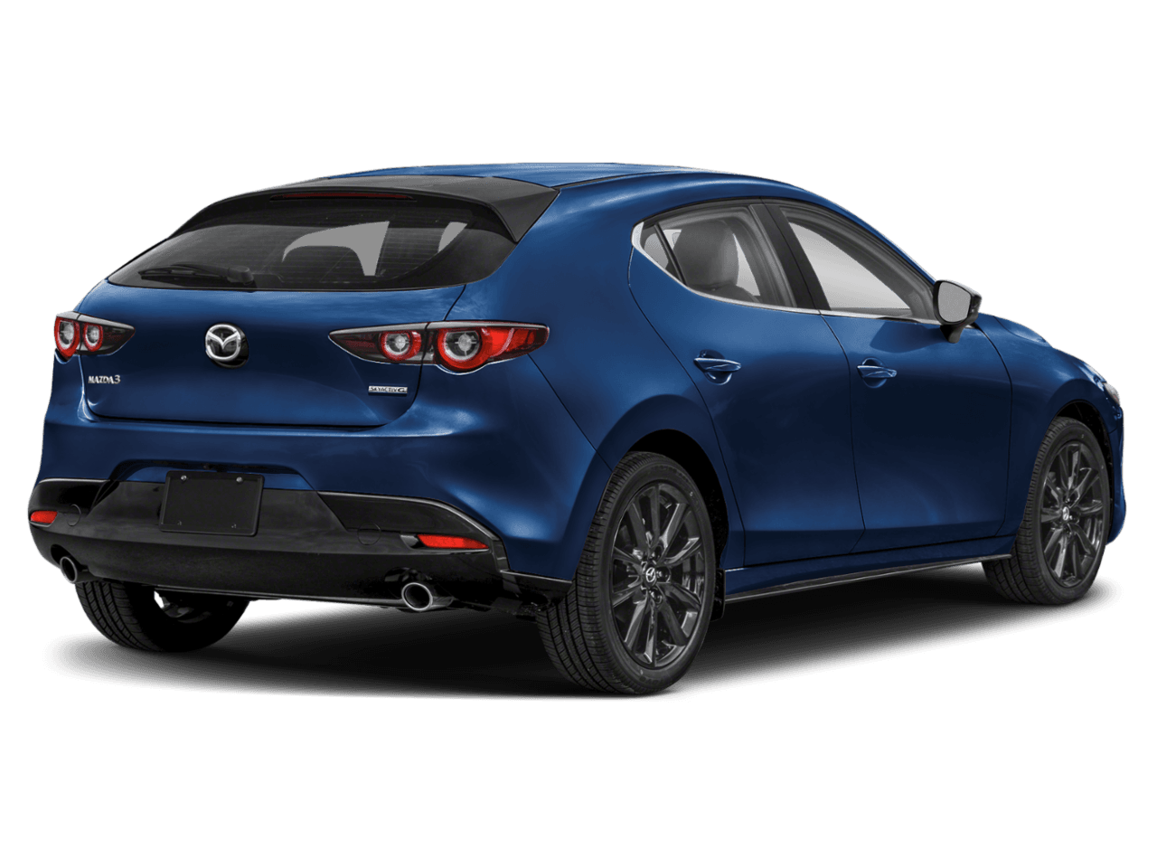 2025 Mazda Mazda3 Hatchback 2.5 S Select Sport - Rear 3/4, facing to the right