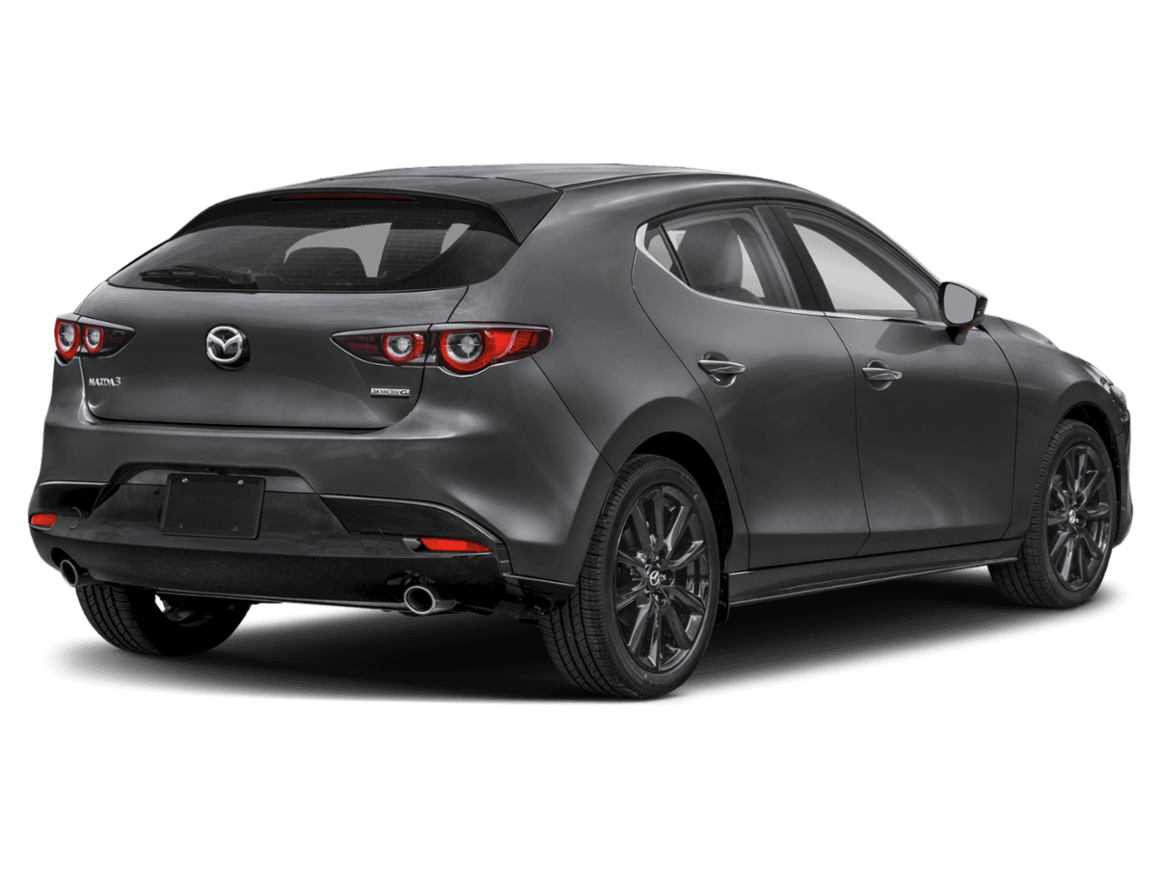 2025 Mazda Mazda3 Hatchback 2.5 S Select Sport - Rear 3/4, facing to the right