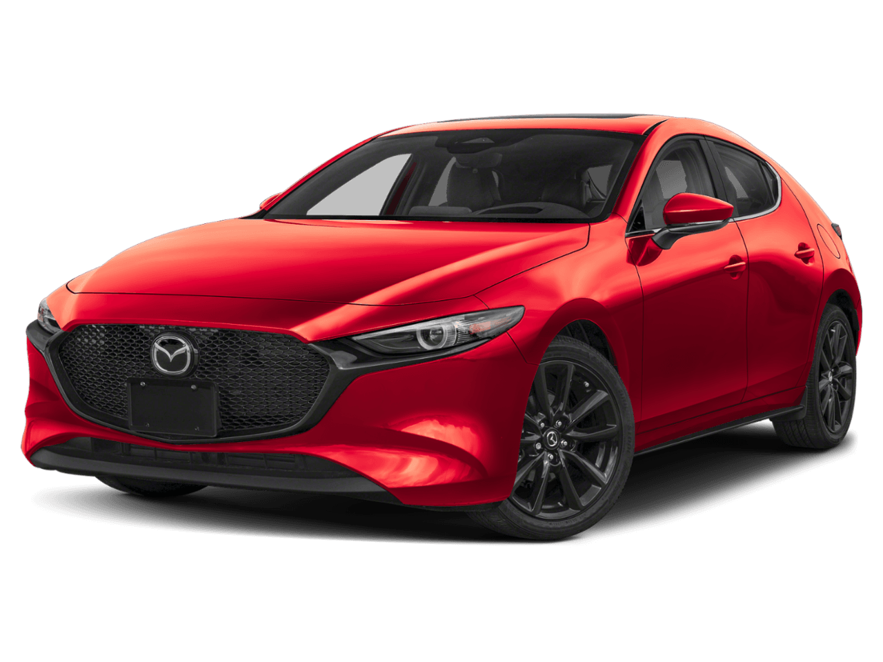 2025 Mazda Mazda3 Hatchback 2.5 - Front 3/4, facing to the left