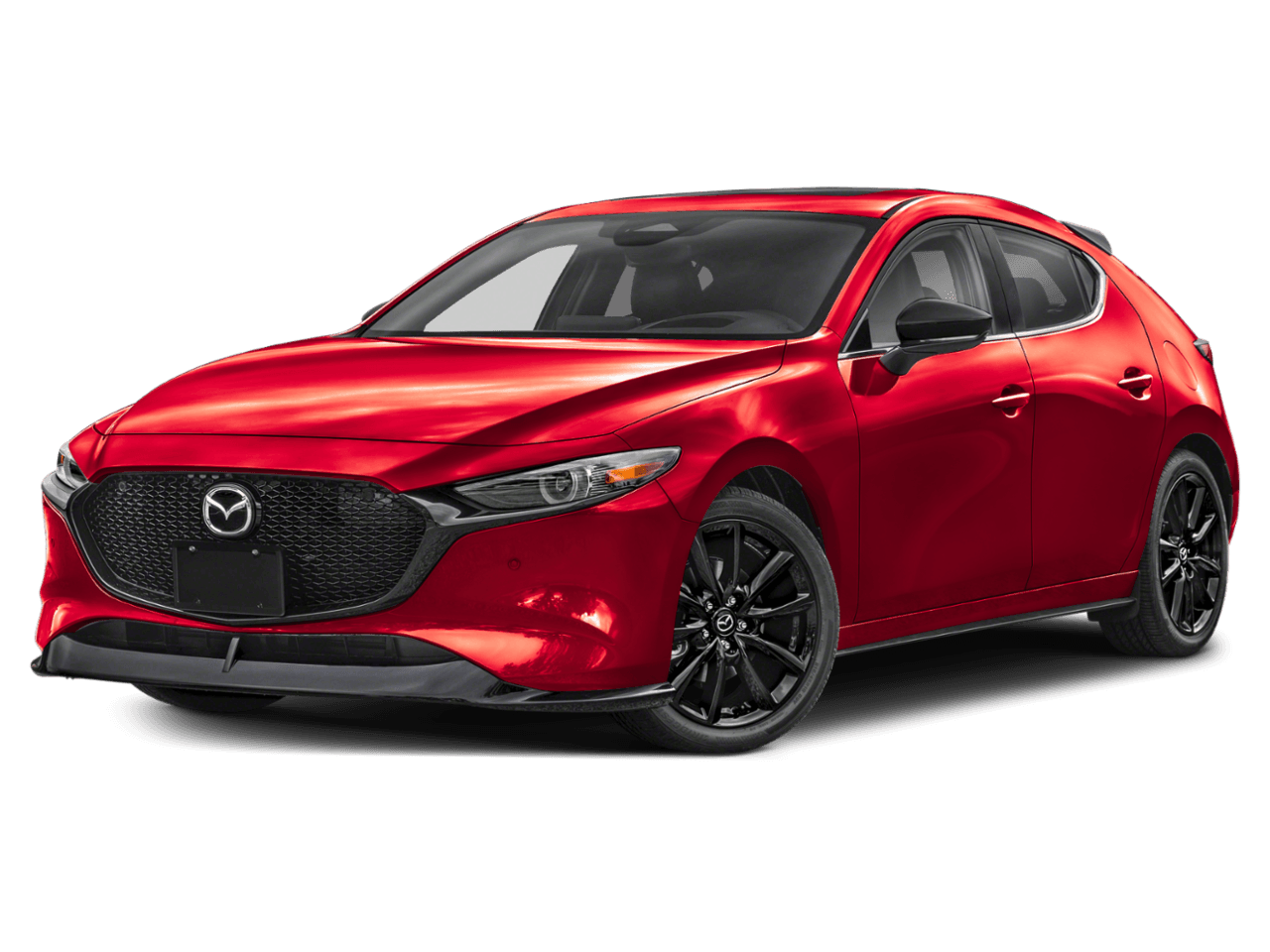 2025 Mazda Mazda3 Hatchback 2.5 - Front 3/4, facing to the left