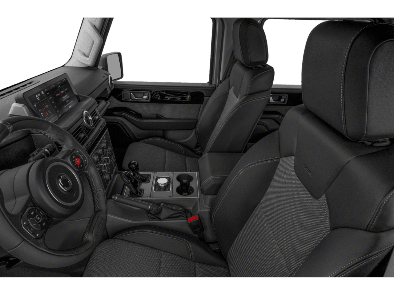 2025 INEOS Grenadier Quartermaster  - Interior Driver's Side with Door Open, Front Seat Feature