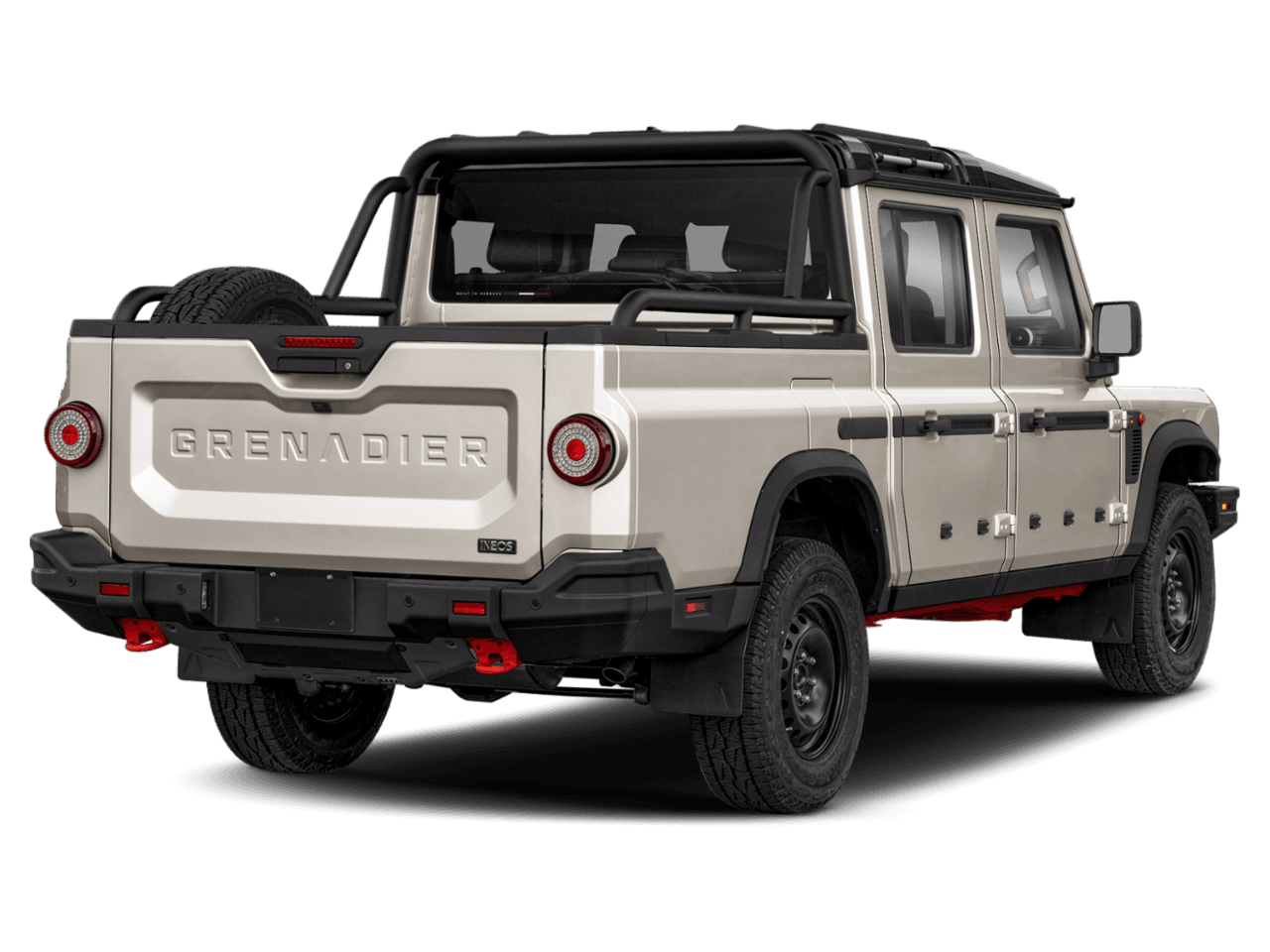 2025 INEOS Grenadier Quartermaster  - Rear 3/4, facing to the right