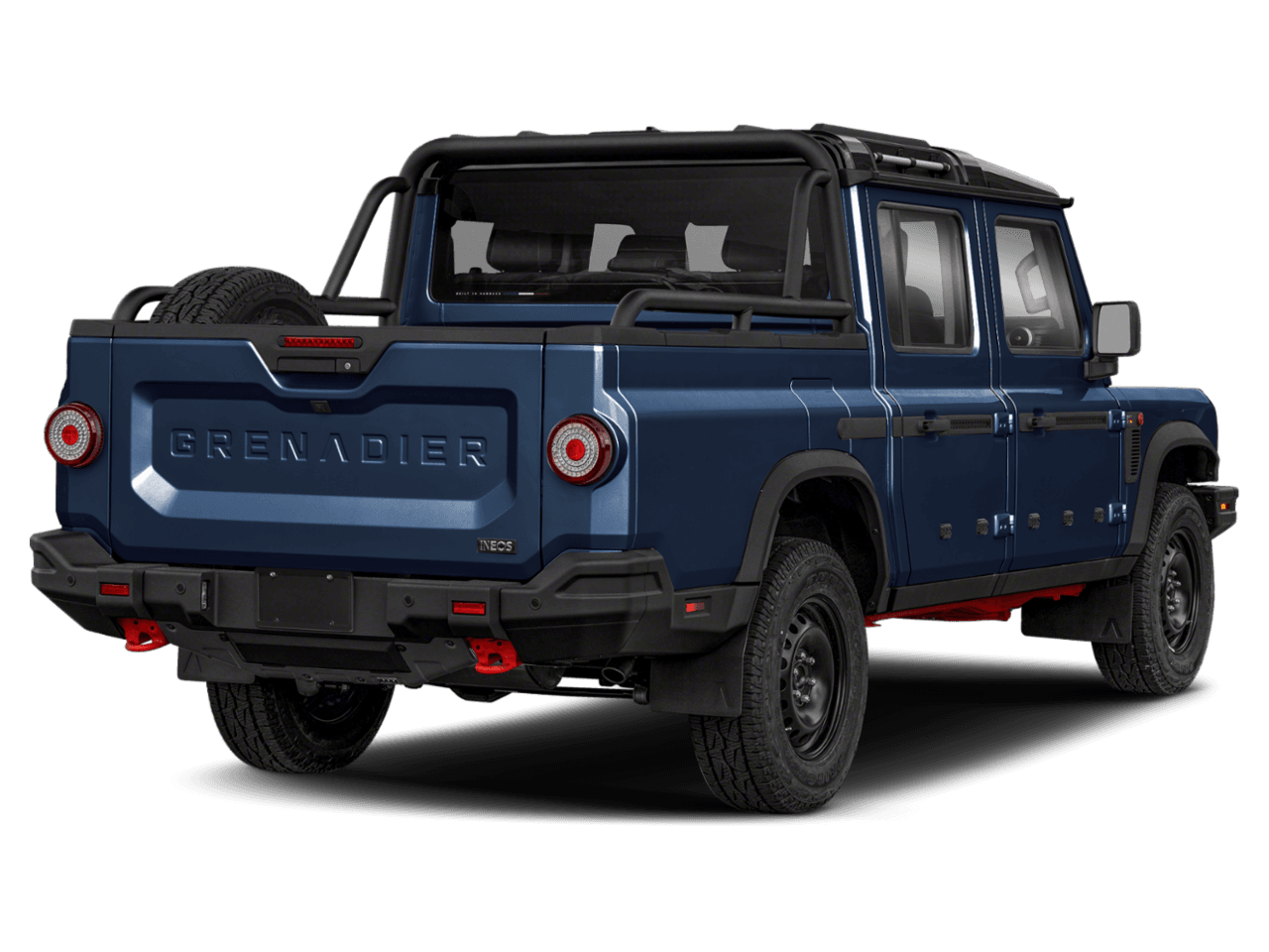 2025 INEOS Grenadier Quartermaster Trialmaster Edition - Rear 3/4, facing to the right