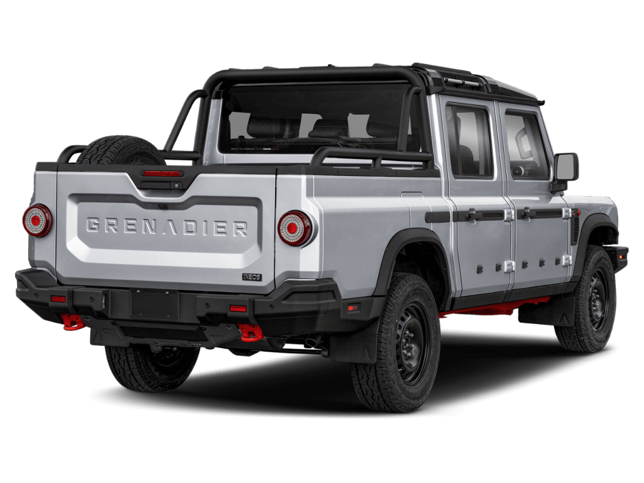 2025 INEOS Grenadier Quartermaster Fieldmaster Edition - Rear 3/4, facing to the right