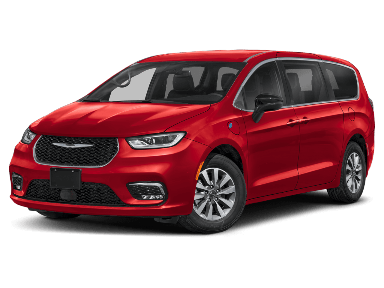 2025 Chrysler Pacifica Hybrid - Front 3/4, facing to the left