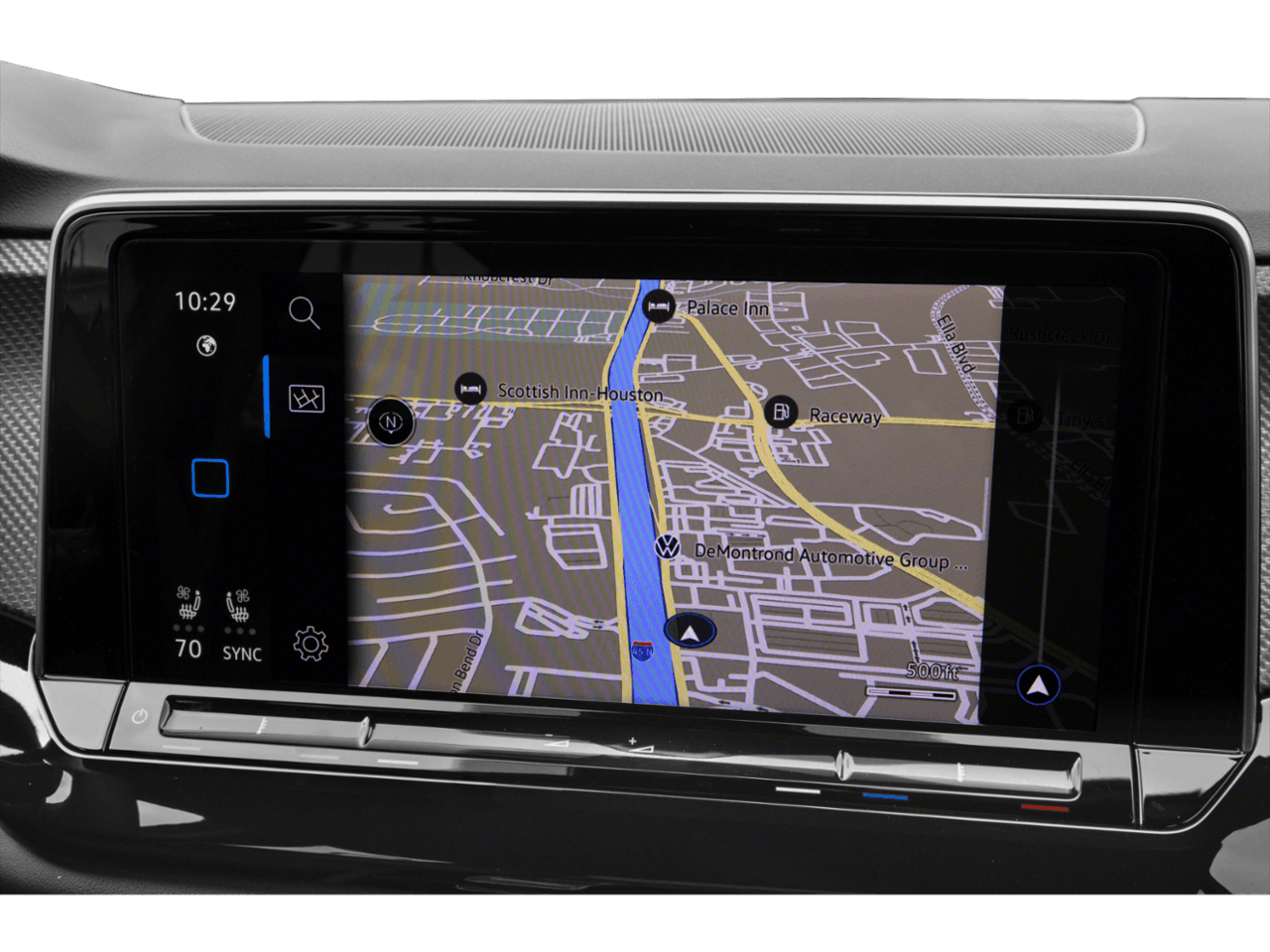 2025 Volkswagen Atlas Cross Sport 2.0T SEL R-Line Black - Interior Navigation System