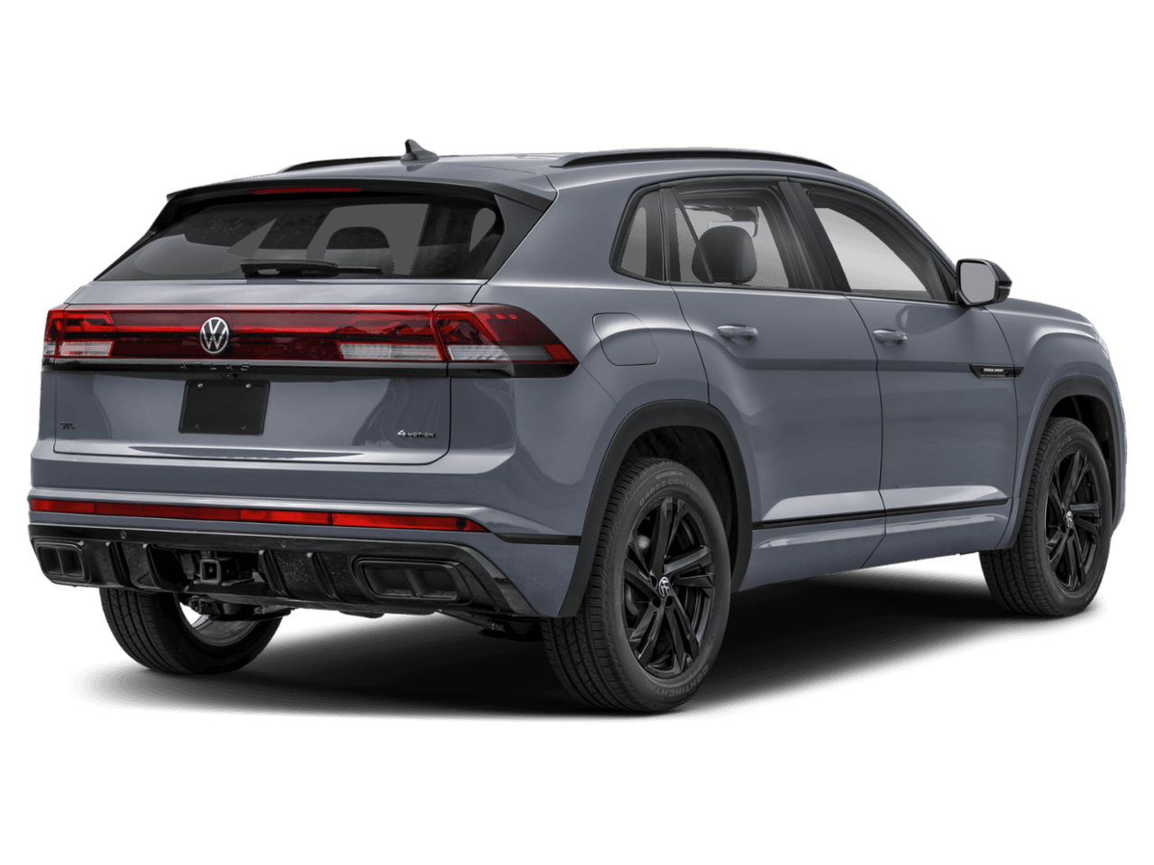 2025 Volkswagen Atlas Cross Sport 2.0T SEL R-Line Black - Rear 3/4, facing to the right