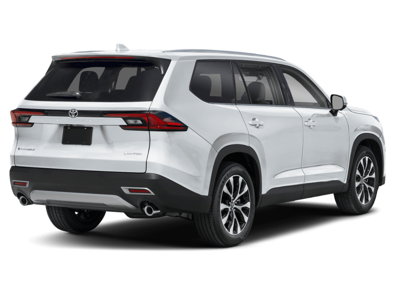2025 Toyota Grand Highlander Hybrid Limited - Rear 3/4, facing to the right