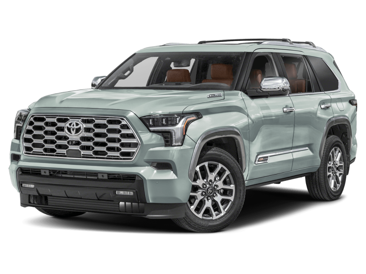 2025 Toyota Sequoia 1794 Edition - Front 3/4, facing to the left