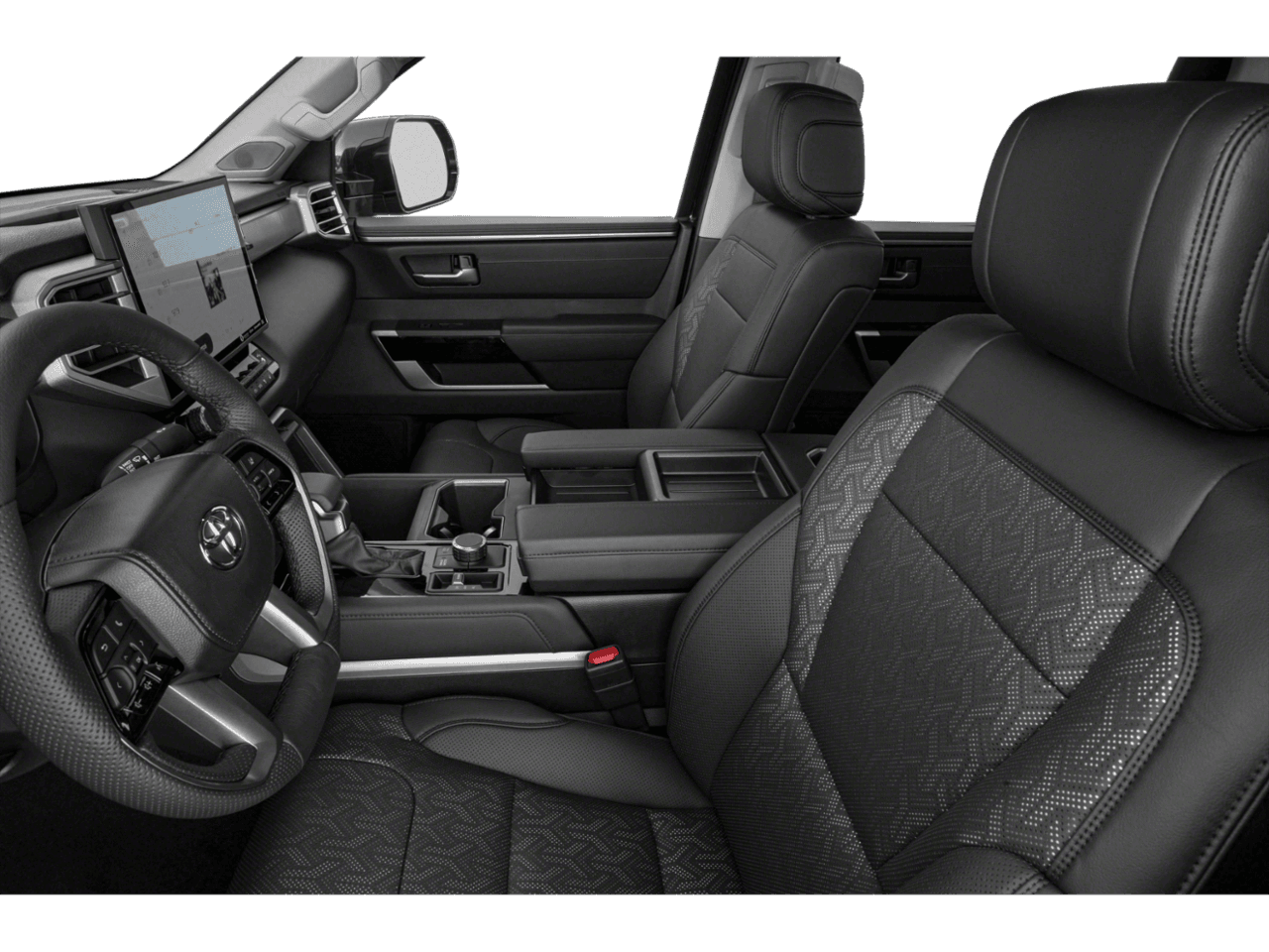 2025 Toyota Tundra 2WD Limited Hybrid - Interior Driver's Side with Door Open, Front Seat Feature