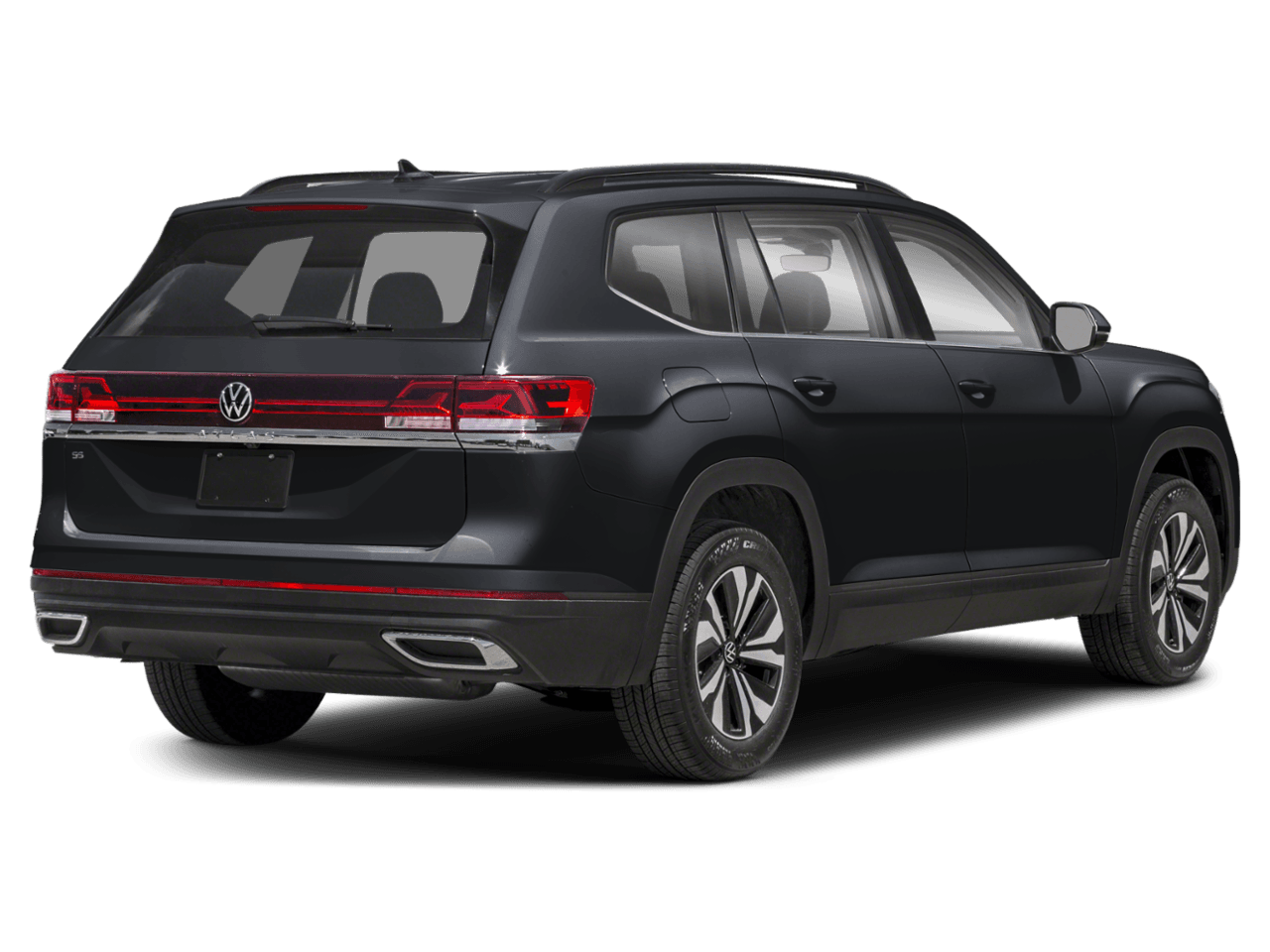 2025 Volkswagen Atlas 2.0T - Rear 3/4, facing to the right