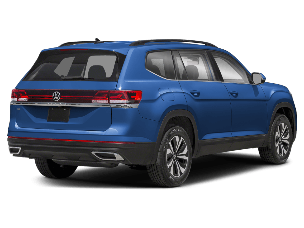 2025 Volkswagen Atlas 2.0T - Rear 3/4, facing to the right