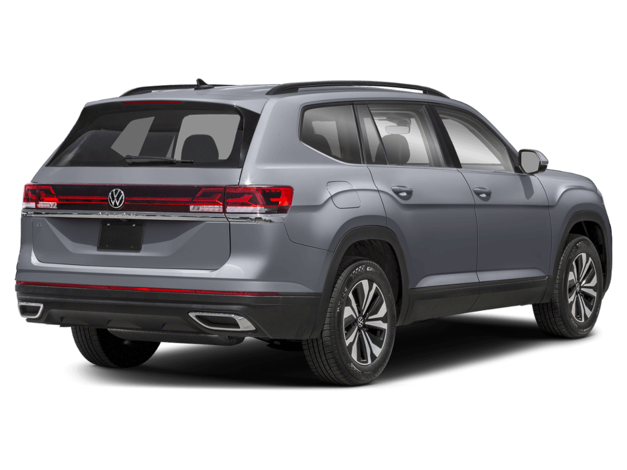 2025 Volkswagen Atlas 2.0T - Rear 3/4, facing to the right