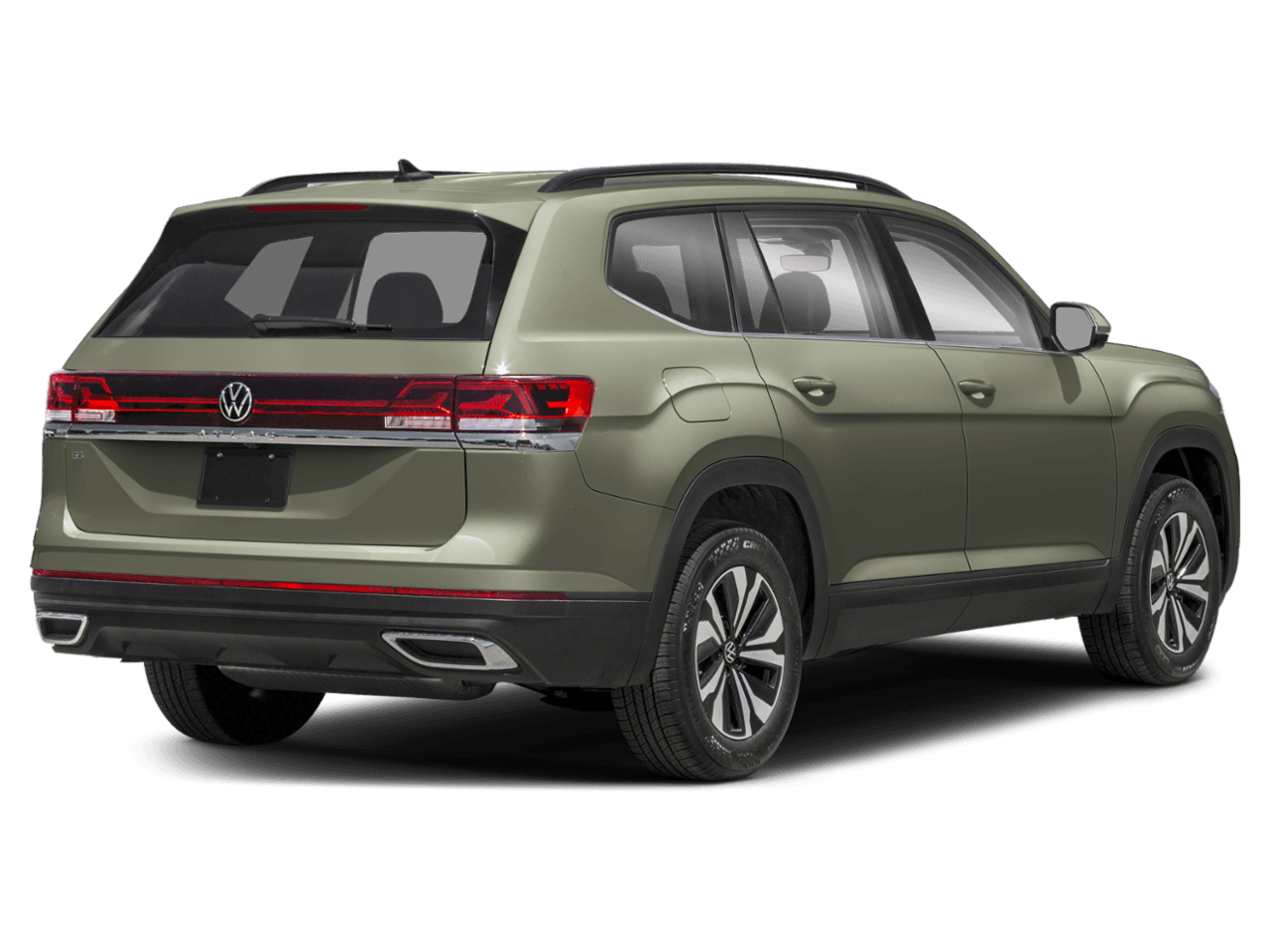 2025 Volkswagen Atlas 2.0T - Rear 3/4, facing to the right