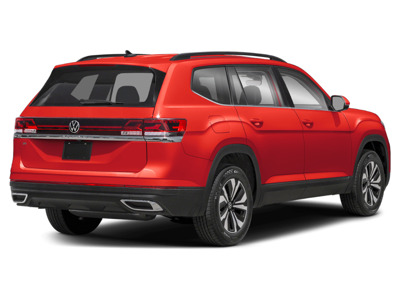 2025 Volkswagen Atlas 2.0T - Rear 3/4, facing to the right
