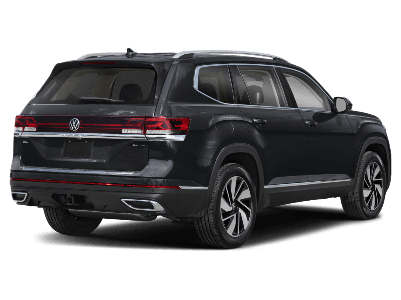 2025 Volkswagen Atlas 2.0T SEL - Rear 3/4, facing to the right