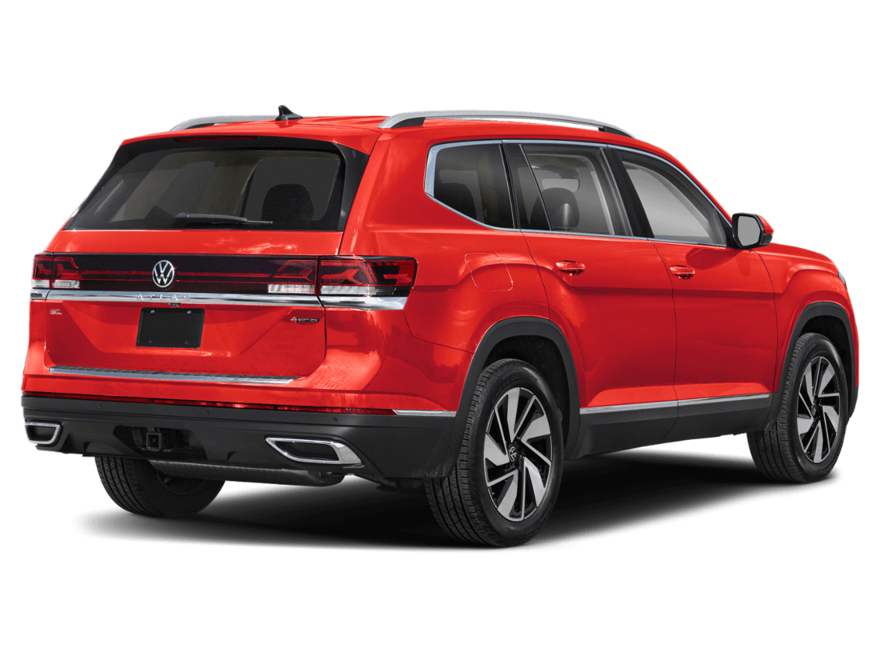 2025 Volkswagen Atlas 2.0T - Rear 3/4, facing to the right