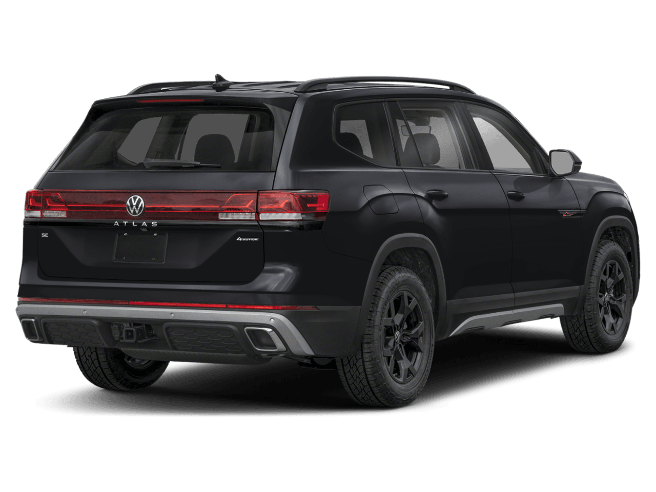 2025 Volkswagen Atlas 2.0T - Rear 3/4, facing to the right
