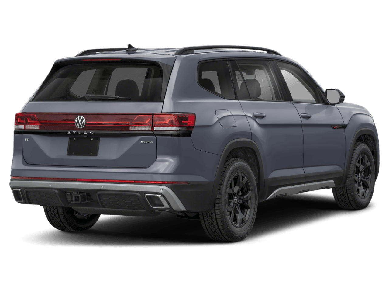 2025 Volkswagen Atlas 2.0T - Rear 3/4, facing to the right