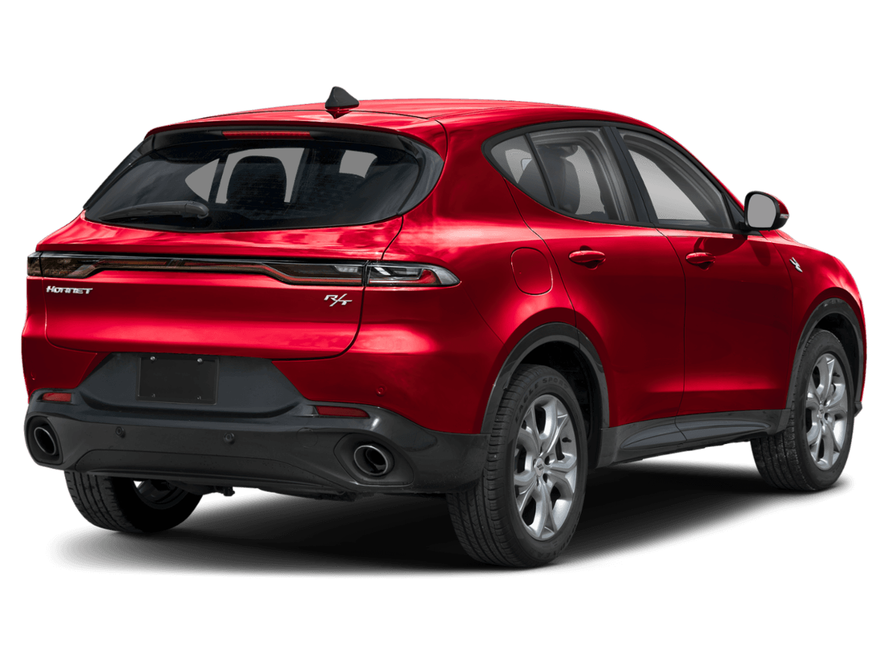 2025 Dodge Hornet R/T Plus - Rear 3/4, facing to the right