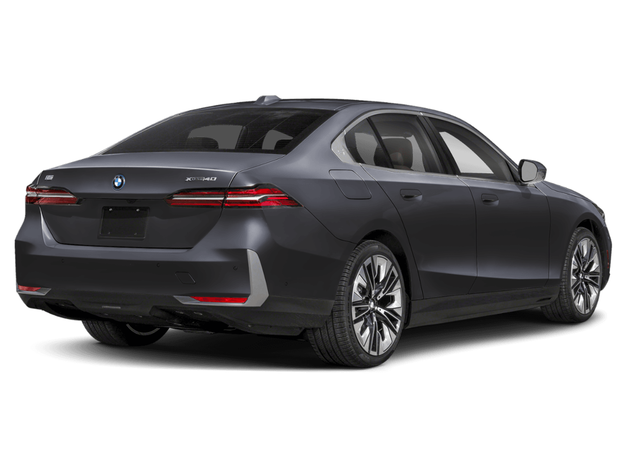 2025 BMW i5 M60 - Rear 3/4, facing to the right