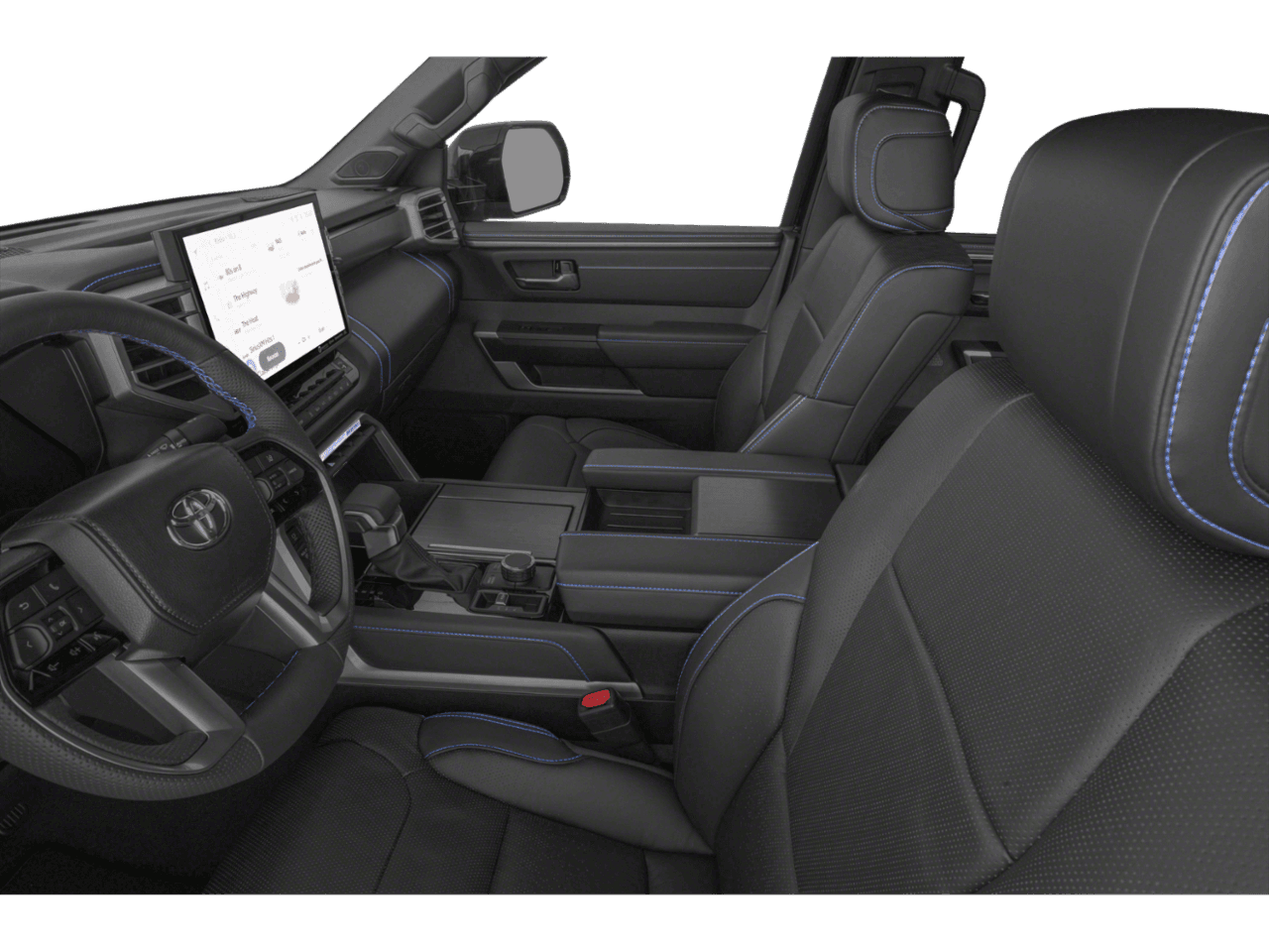 2025 Toyota Tundra 2WD Platinum - Interior Driver's Side with Door Open, Front Seat Feature
