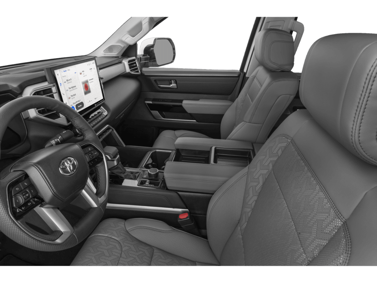 2025 Toyota Tundra 2WD Limited - Interior Driver's Side with Door Open, Front Seat Feature