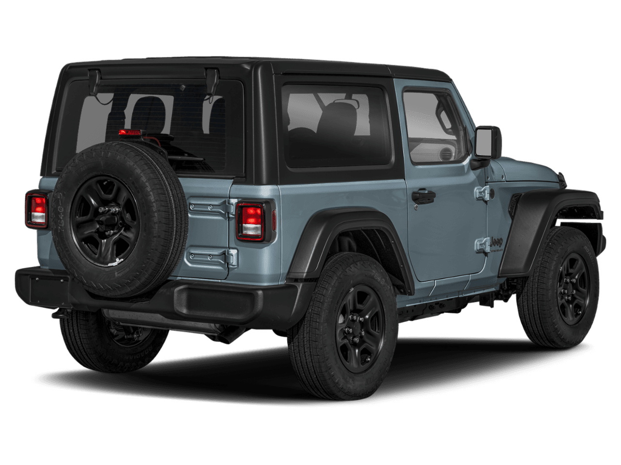 2025 Jeep Wrangler Sport - Rear 3/4, facing to the right