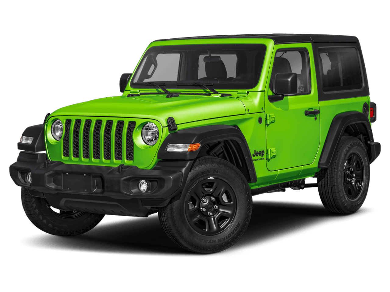 2025 Jeep Wrangler Sport - Front 3/4, facing to the left