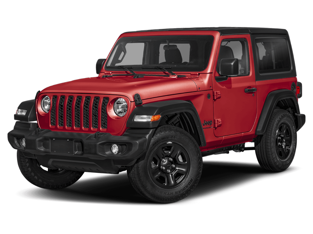 2025 Jeep Wrangler Sport - Front 3/4, facing to the left