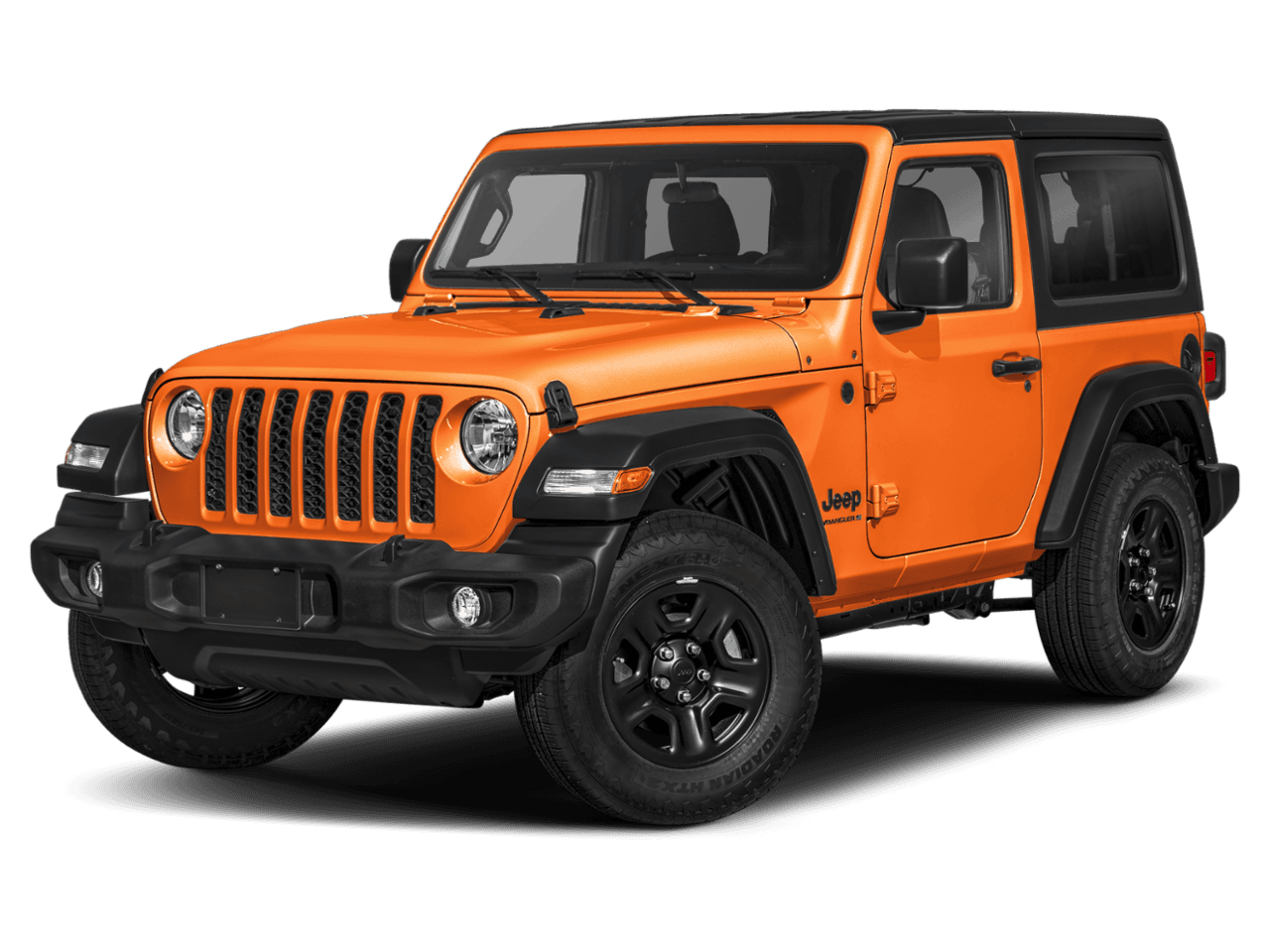 2025 Jeep Wrangler Sport - Front 3/4, facing to the left