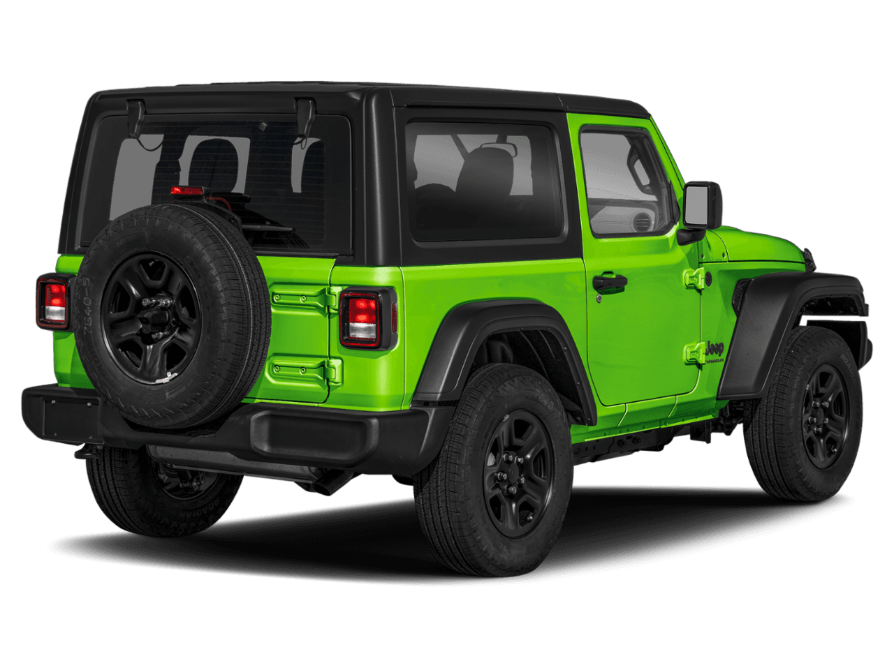 2025 Jeep Wrangler Sport - Rear 3/4, facing to the right