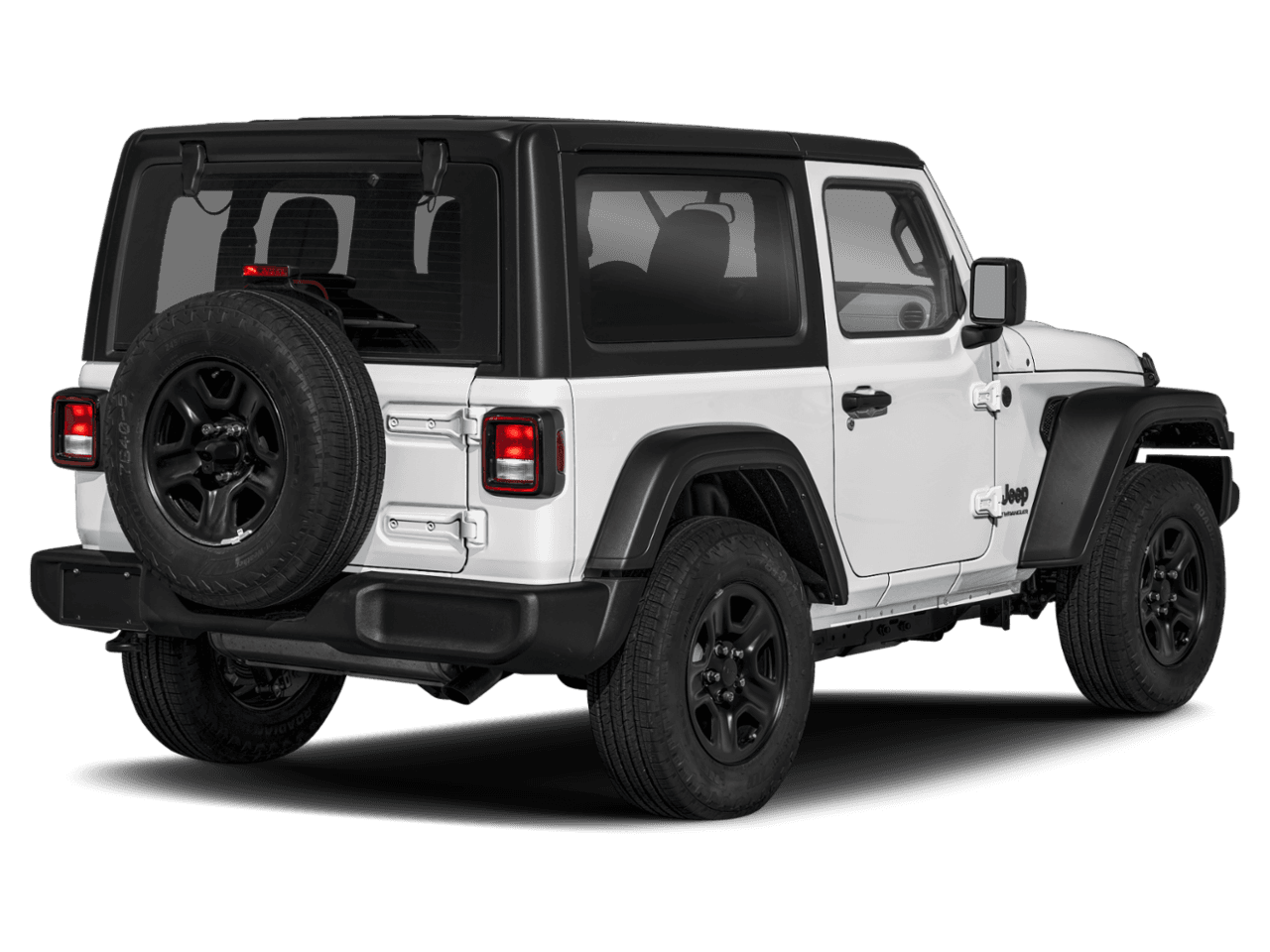 2025 Jeep Wrangler Sport - Rear 3/4, facing to the right