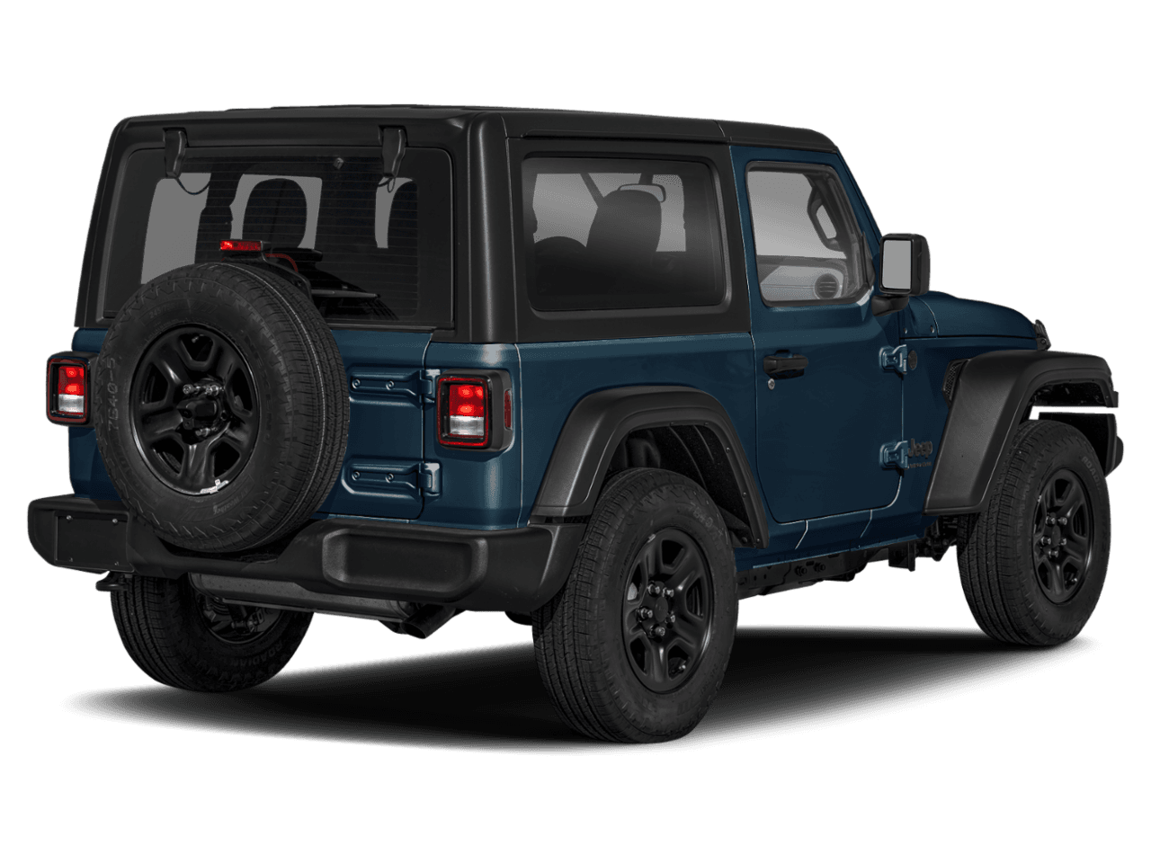 2025 Jeep Wrangler Rubicon - Rear 3/4, facing to the right