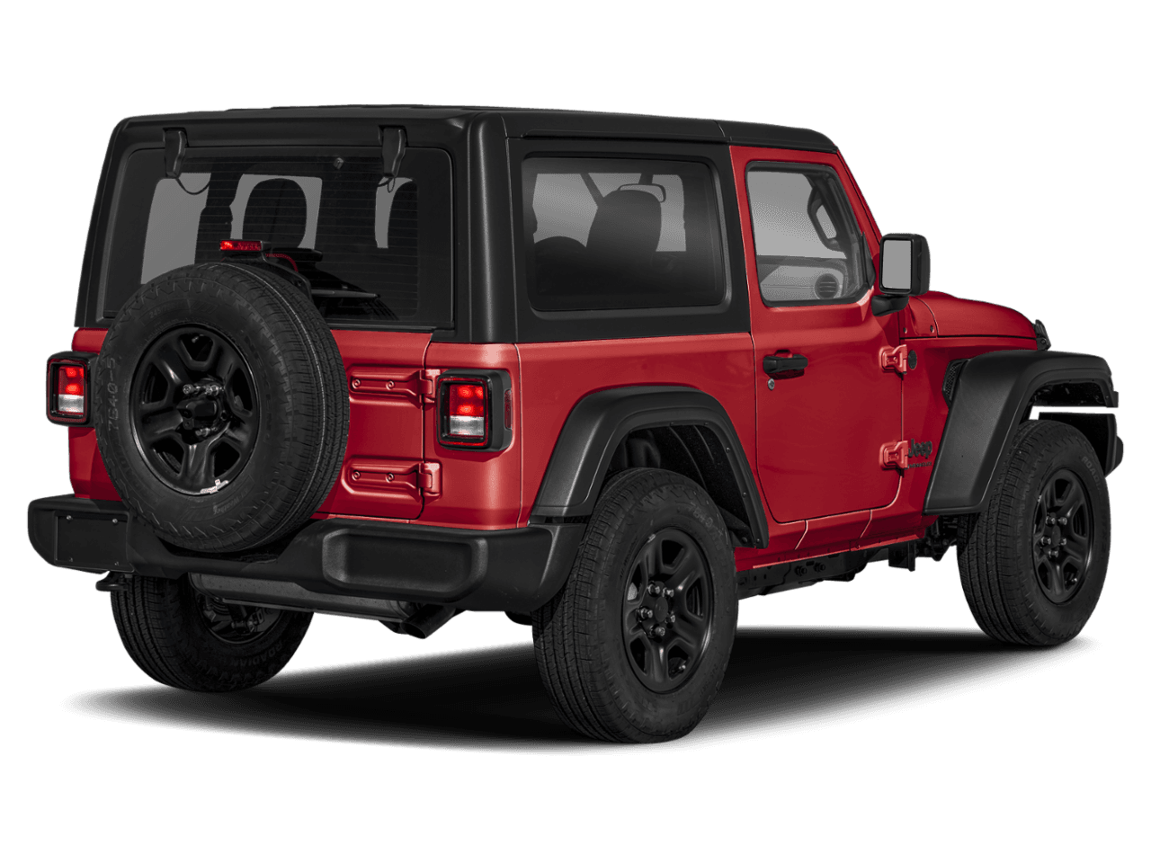 2025 Jeep Wrangler Rubicon - Rear 3/4, facing to the right