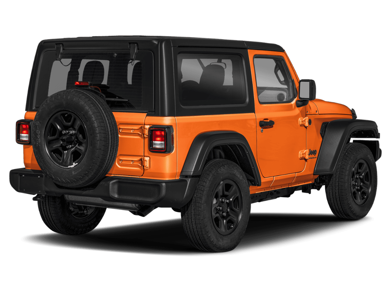 2025 Jeep Wrangler Rubicon - Rear 3/4, facing to the right