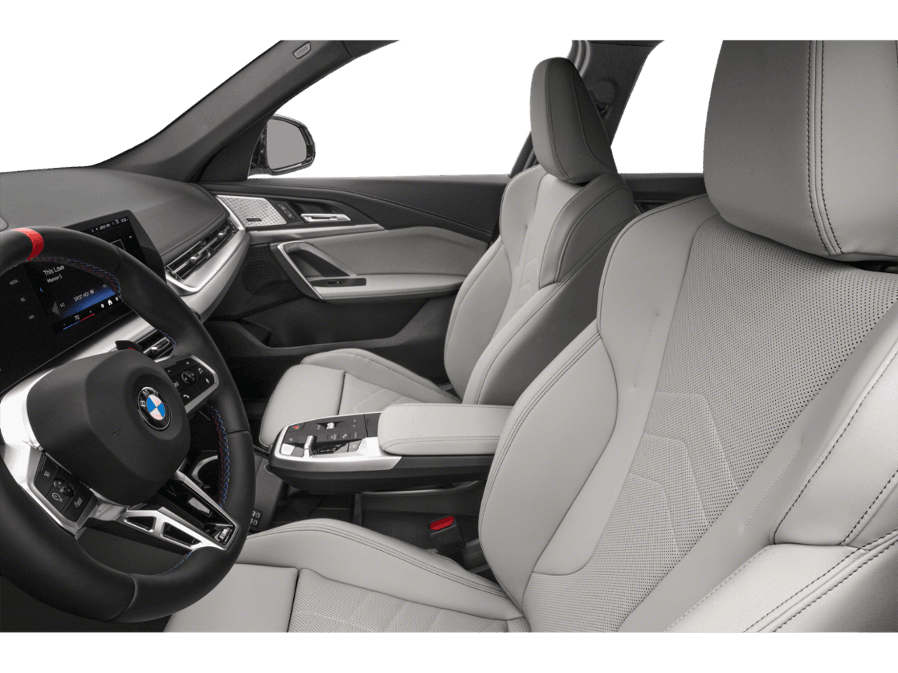 2025 BMW X1 M35i - Interior Driver's Side with Door Open, Front Seat Feature