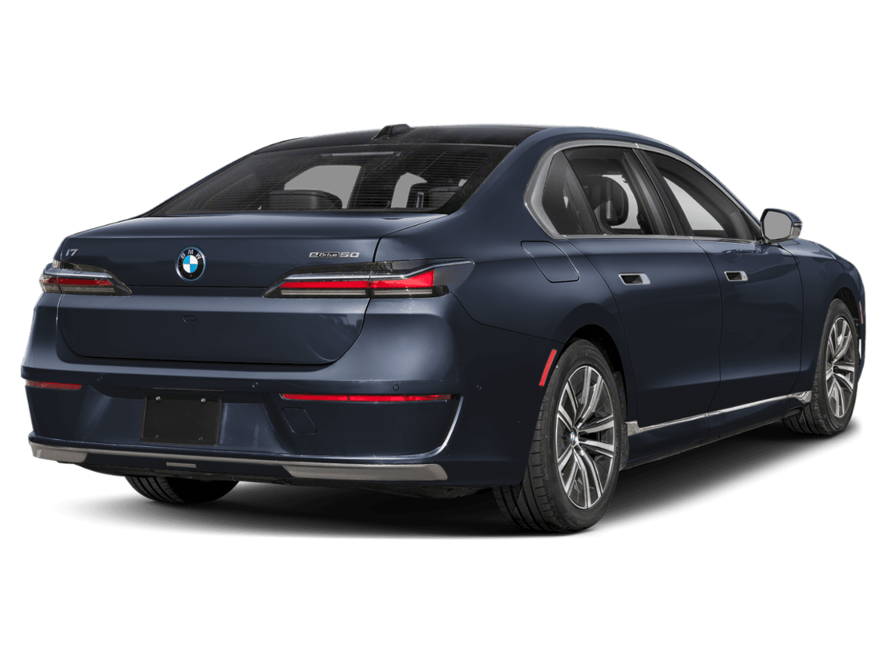 2025 BMW i7 xDrive60 - Rear 3/4, facing to the right