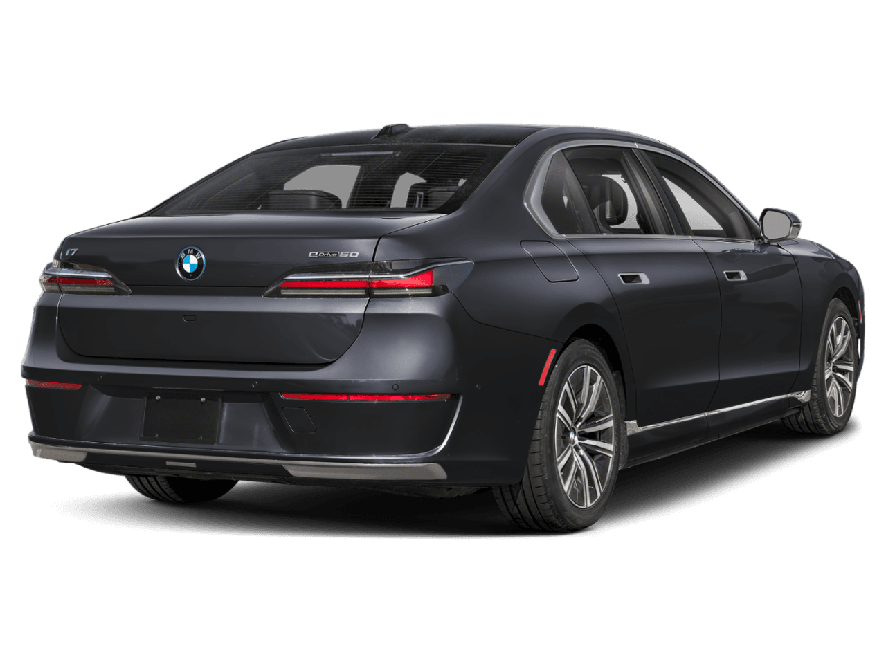 2025 BMW i7 xDrive60 - Rear 3/4, facing to the right