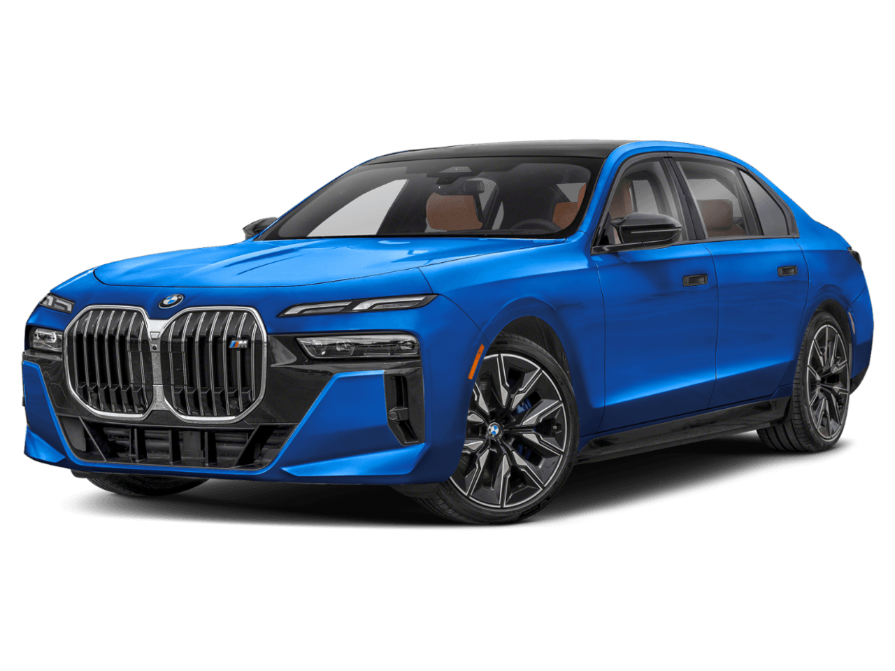 2025 BMW i7 M70 - Front 3/4, facing to the left