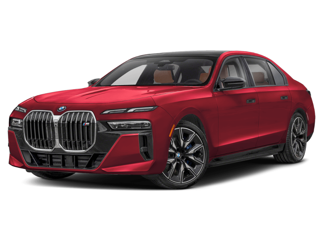 2025 BMW i7 M70 - Front 3/4, facing to the left