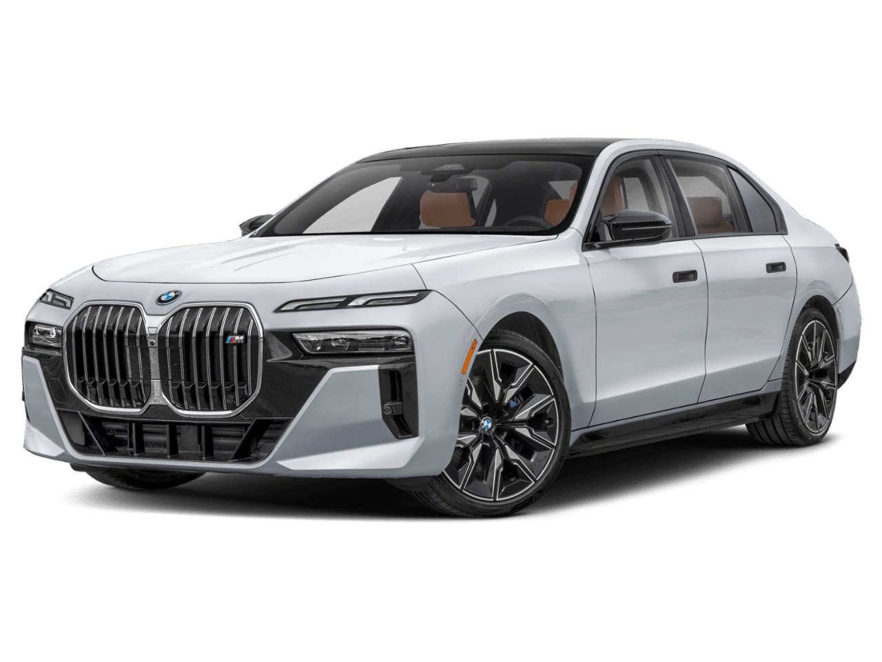 2025 BMW i7 M70 - Front 3/4, facing to the left