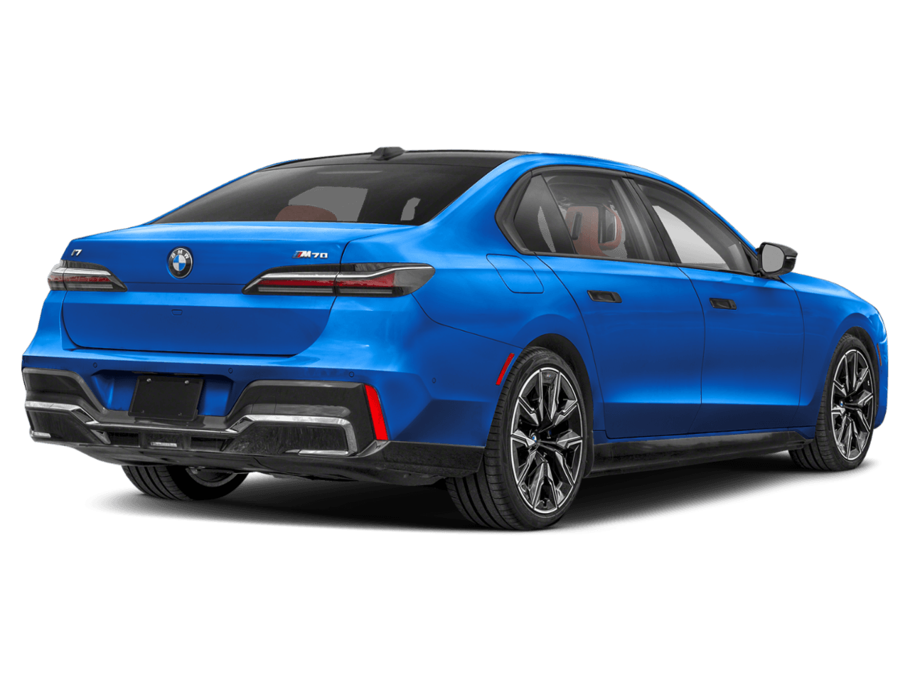 2025 BMW i7 M70 - Rear 3/4, facing to the right