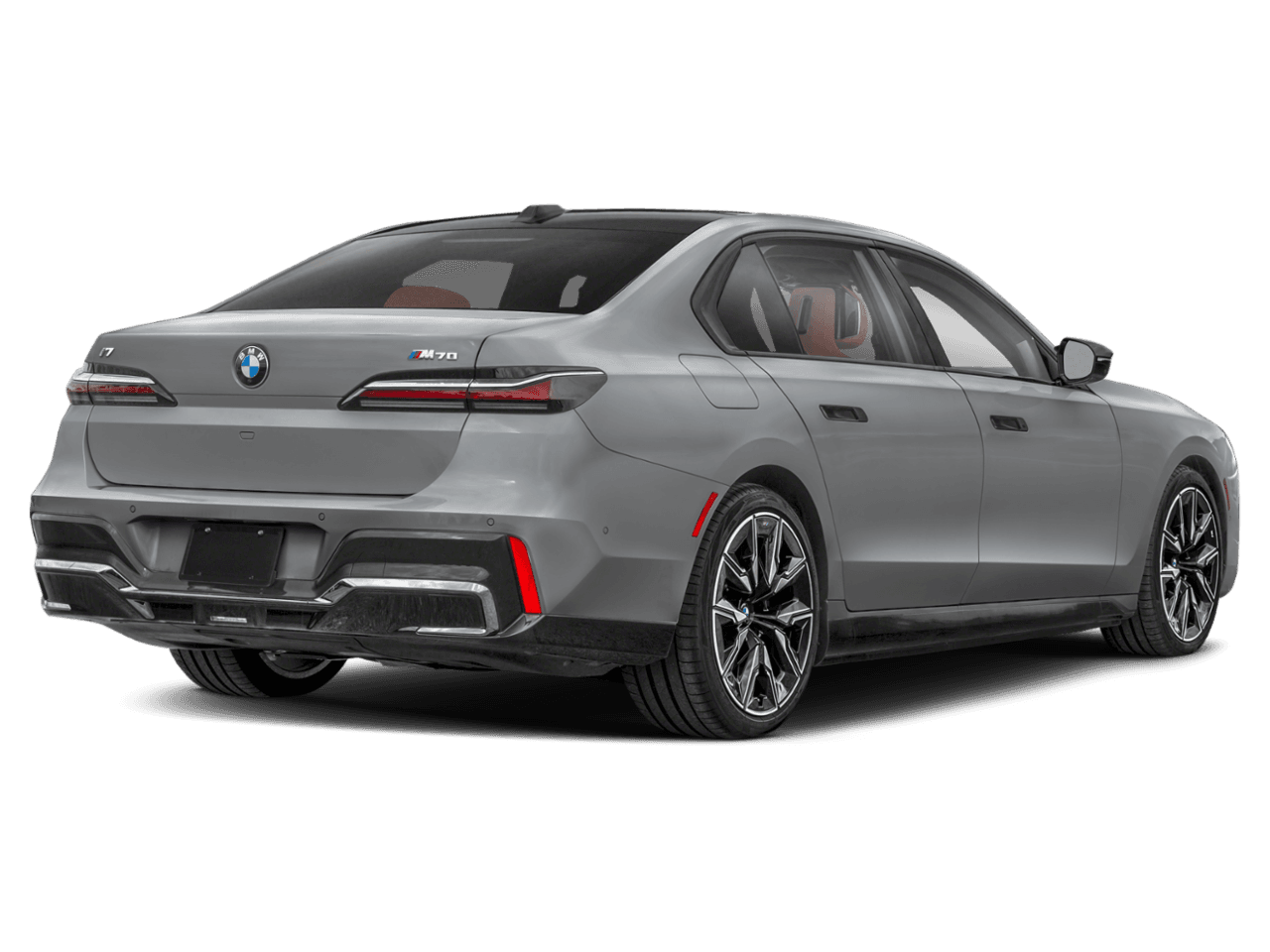 2025 BMW i7 M70 - Rear 3/4, facing to the right