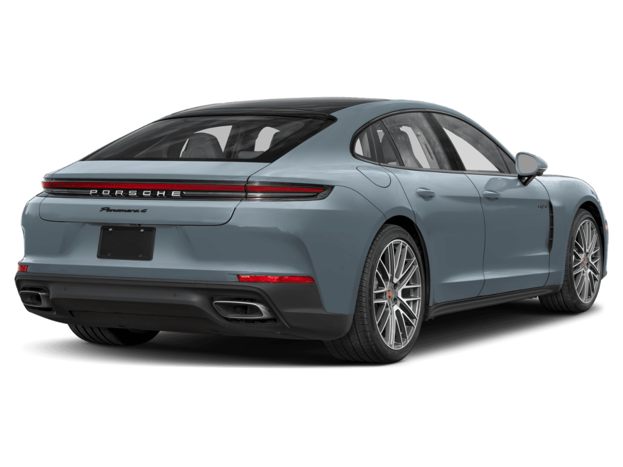 2025 Porsche Panamera 4S E-Hybrid - Rear 3/4, facing to the right